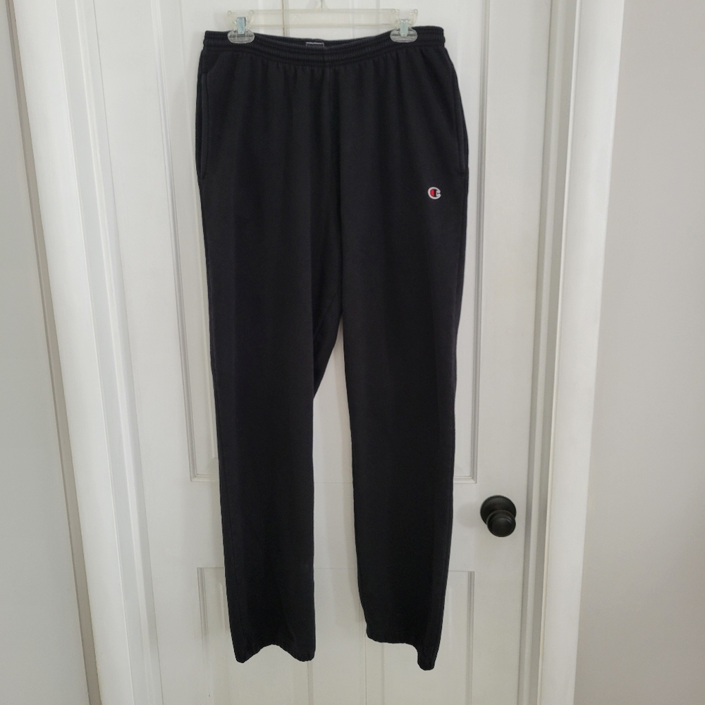 Champion Mens Jogger Sweat Pants No Size Tag Comfort Athleisure Fleece‎  Lounge